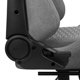 Aerocool ROYALASHGR Premium Ergonomic Gaming Chair Legrest Aeroweave Technology Grey | Techbox