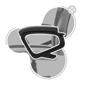 Gaming chair for children Huzaro HZ-Ranger 1.0 Gray Mesh, gray and black | Techbox