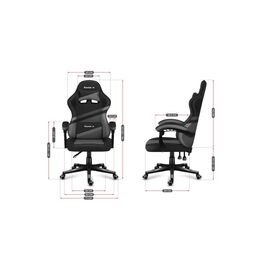 Gaming chair - Huzaro Force 4.4 Grey Mesh | Techbox