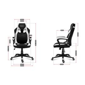 HUZARO FORCE 2.5 WHITE MESH GAMING CHAIR | Techbox