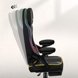 RGB Black Mesh gaming chair | Techbox