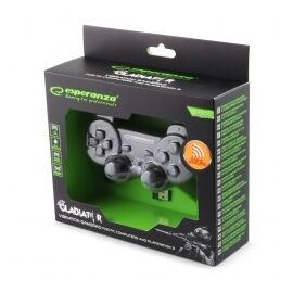 Esperanza EGG108K Gaming Controller Black USB 2.0 Gamepad Analogue / Digital PC, Playstation 3 | Techbox