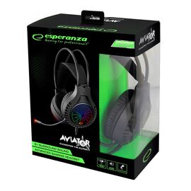 Esperanza EGH5000 Headphones with microphone Headband Black | Techbox
