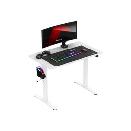Huzaro Hero 7.9 White - height-adjustable electric gaming desk | Techbox