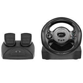 Tracer Rayder 4 in 1 Black Steering wheel PC, PlayStation 4, Playstation 3, Xbox One | Techbox