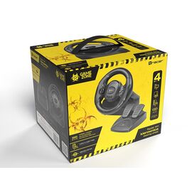 Tracer Rayder 4 in 1 Black Steering wheel PC, PlayStation 4, Playstation 3, Xbox One | Techbox