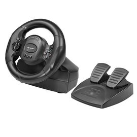 Tracer Rayder 4 in 1 Black Steering wheel PC, PlayStation 4, Playstation 3, Xbox One | Techbox