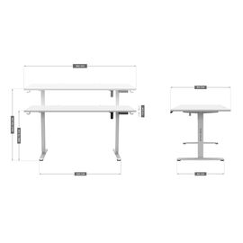 Electric desk MA-Leader 7.6 White | Techbox