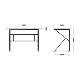 Gaming desk - Huzaro Hero 1.6 Black | Techbox