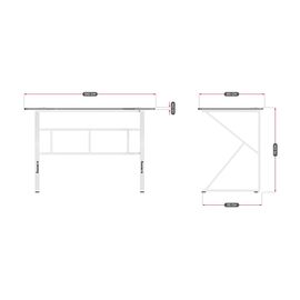 Gaming desk - Huzaro Hero 1.6 White | Techbox