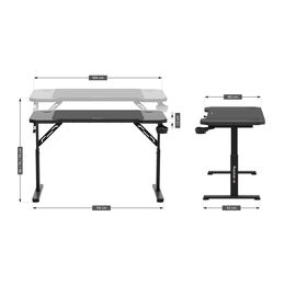 Huzaro Hero 2.6 gaming desk Black | Techbox
