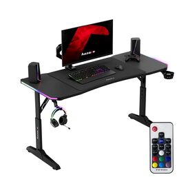 Huzaro Hero 3.6 RGB Black gaming desk | Techbox
