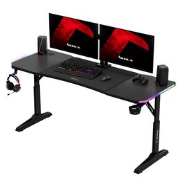 Huzaro Hero 4.6 RGB Black Gaming Desk | Techbox