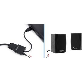 Gembird A-HDMI-VGA-03 video cable adapter 0.15 m HDMI Type A (Standard) VGA (D-Sub) Black - Adaptors & Plugs - Cables & Adapters - Techbox