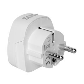 SAVIO AP-01 Travel Adapter, US socket – EU plug | Techbox