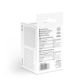 SAVIO AP-01 Travel Adapter, US socket – EU plug | Techbox