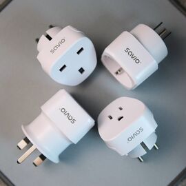SAVIO AP-01 Travel Adapter, US socket – EU plug | Techbox