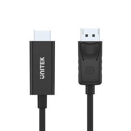 UNITEK Y-5118CA video cable adapter 1.8 m HDMI Type A (Standard) DisplayPort Black - Adaptors & Plugs - Cables & Adapters - Techbox
