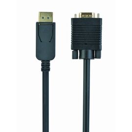 Gembird CCP-DPM-VGAM-6 video cable adapter 1.8 m VGA (D-Sub) DisplayPort Black - Monitor Cables - Cables & Adapters - Techbox