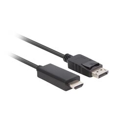 Lanberg CA-DPHD-11CC-0010-BK cable gender changer DisplayPort HDMI Black | Techbox