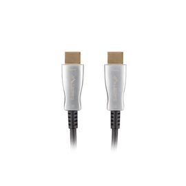 Lanberg CA-HDMI-20FB-0500-BK optical cable HDMI M/M 50m v2.0 4K AOC - Monitor Cables - Cables & Adapters - Techbox