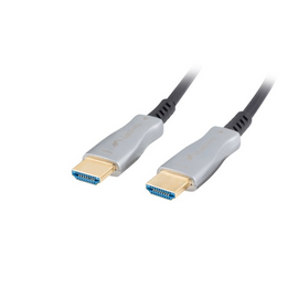 LANBERG HDMI CABLE M/M V2.0 10M OPTICAL AOC BLACK CA-HDMI-20FB-0100-BK | Techbox