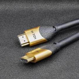 Qoltec 50357 HDMI v2.1 Cable Ultra high speed 8K | 60Hz | 26AWG | GOLD | 5m - Monitor Cables - Cables & Adapters - Techbox