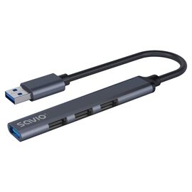 SAVIO Hub AK-70 USB-A - 3 × USB-A 2.0, 1 × USB-A 3.1 GEN 1, 4 in 1, 5 Gbps | Techbox