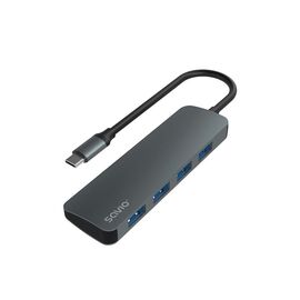 SAVIO Hub USB-C - 4 x USB-A, AK-54 | Techbox