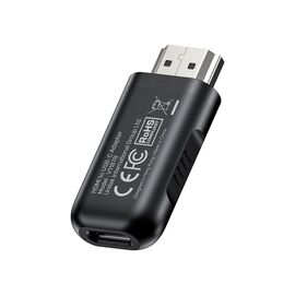 UNITEK HDMI ADAPTER - USB-C HDR/HDCP 4K60HZ M/F | Techbox