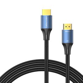 Vention Cotton Braided HDMI-A Male to Male HD Cable 8K 5M Blue Aluminum Alloy Type | Techbox