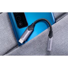 Vention USB-C to 3.5 mm DAC audio adapter, 1 m | Techbox