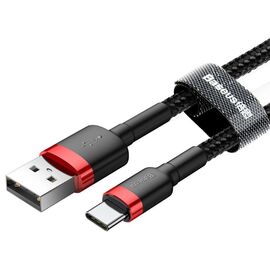 Baseus Cafule USB cable 2 m USB A USB C Black, Red | Techbox