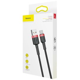 Baseus Cafule USB cable 2 m USB A USB C Black, Red | Techbox