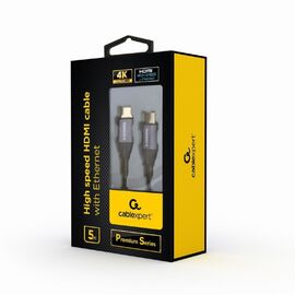 Gembird CCBP-HDMI-5M HDMI cable HDMI Type A (Standard) Grey - Monitor Cables - Cables & Adapters - Techbox