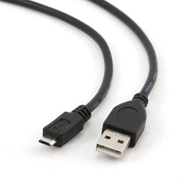 Gembird CCP-MUSB2-AMBM-1M USB cable USB 2.0 Micro-USB B USB A Black | Techbox