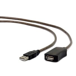 Gembird USB A/USB A M/F 5m USB cable USB 2.0 Black | Techbox