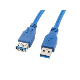 Lanberg CA-US3E-10CC-0018-B USB cable 1.8 m USB 3.0 USB A blue | Techbox