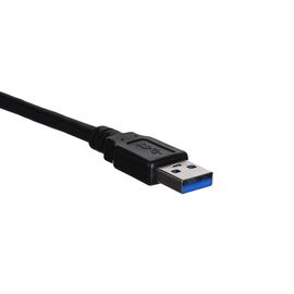 Lanberg CA-USBA-30CU-0010-BK USB cable 1m 3.0 USB A Black | Techbox