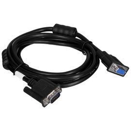 Lanberg CA-VGAC-10CC-0018-B+ VGA cable 1.8 m VGA (D-Sub) Black | Techbox