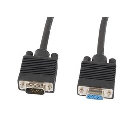 Lanberg CA-VGAC-10CC-0018-B+ VGA cable 1.8 m VGA (D-Sub) Black | Techbox
