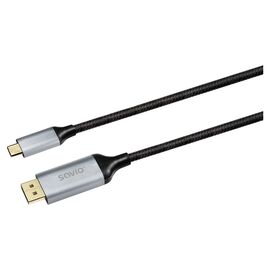 Savio CL-208 USB cable USB 3.2 Gen 1 (3.1 Gen 1) 2 m USB C Black, Grey | Techbox