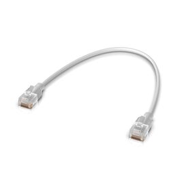 Ubiquiti UACC-Cable-Patch-EL-0.15M-W networking cable Translucent, White Cat6 - Network & Phone Cables - Cables & Adapters - Techbox