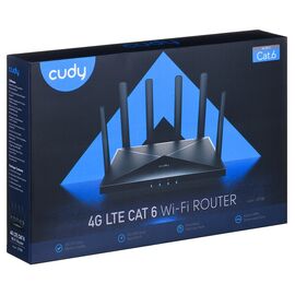 Cudy LT700 wireless router Gigabit Ethernet Dual-band (2.4 GHz / 5 GHz) 4G Black | Techbox