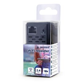 Gembird WNP-RP300-03-BK bridge/repeater Network repeater 300 Mbit/s Black | Techbox