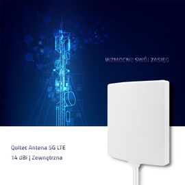 Qoltec 57022 5G Antenna | 14 dBi | Outdoor | Techbox