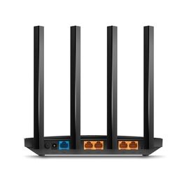 TP-LINK Archer C6U wireless router Gigabit Ethernet Dual-band (2.4 GHz / 5 GHz) Black - Modem & Routers - Network Devices - Techbox