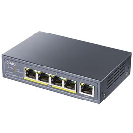 Cudy GS1005P network switch Gigabit Ethernet (10/100/1000) Power over Ethernet (PoE) Grey | Techbox