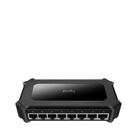 Cudy GS108D network switch Gigabit Ethernet (10/100/1000) Black - Switches - Network Devices - Techbox