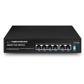 Esperanza ENS105 6-port Poe Switch 10/100 60W | Techbox
